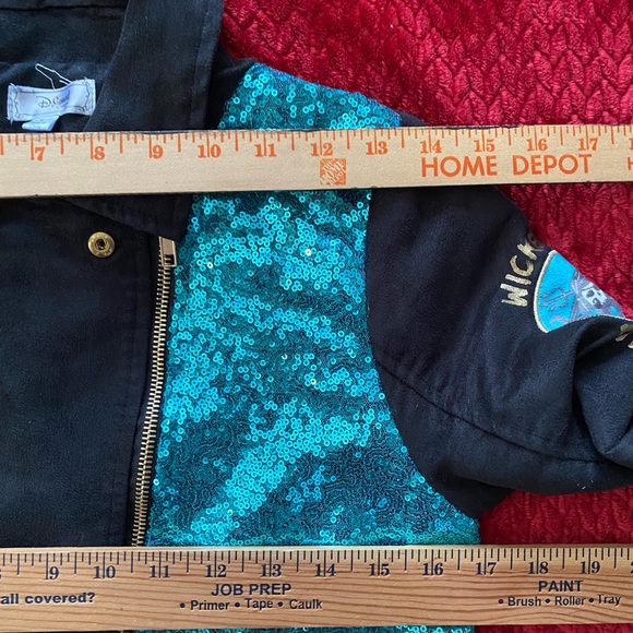 D-Signed Disney Descendants 3 Faux Suede Moto Jacket, Girls size M( 10/12) - Picture 11 of 14